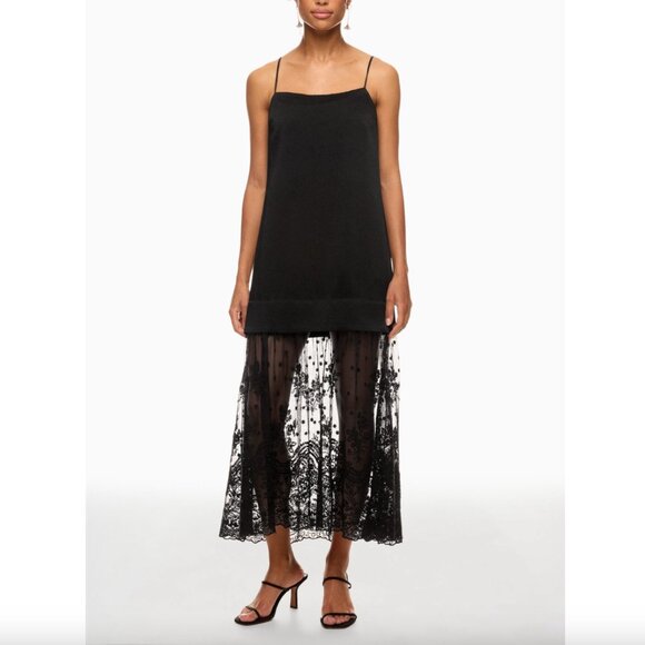 SEA NEW YORK Noa Satin Slip Midi Dress Size 2 - Picture 1 of 8